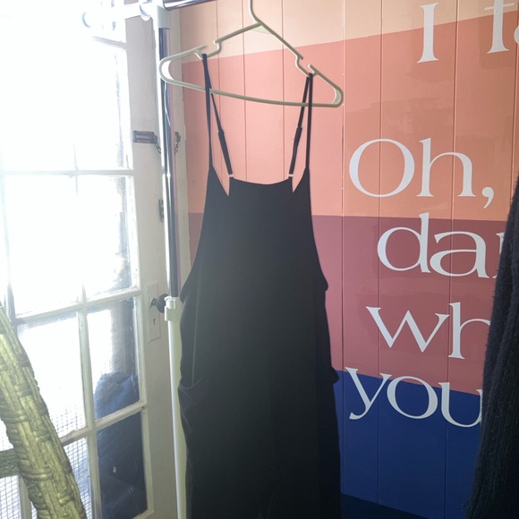 Women's comfy romper/overalls with pockets - Picture 3 of 4